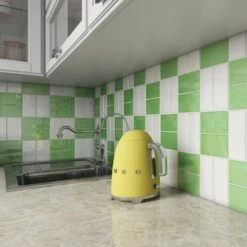 Giorbello Powder Room Green 3 In. X 6 In. X 8 Mm Glass Subway Tile (5.5 Sq. Ft./case) -Discount Flooring Store 6d56c91e635621840ee06eb9ed6c34ac e3d763b9 b558 4e3d 8d95 7f2d4f20219f 1800x1800