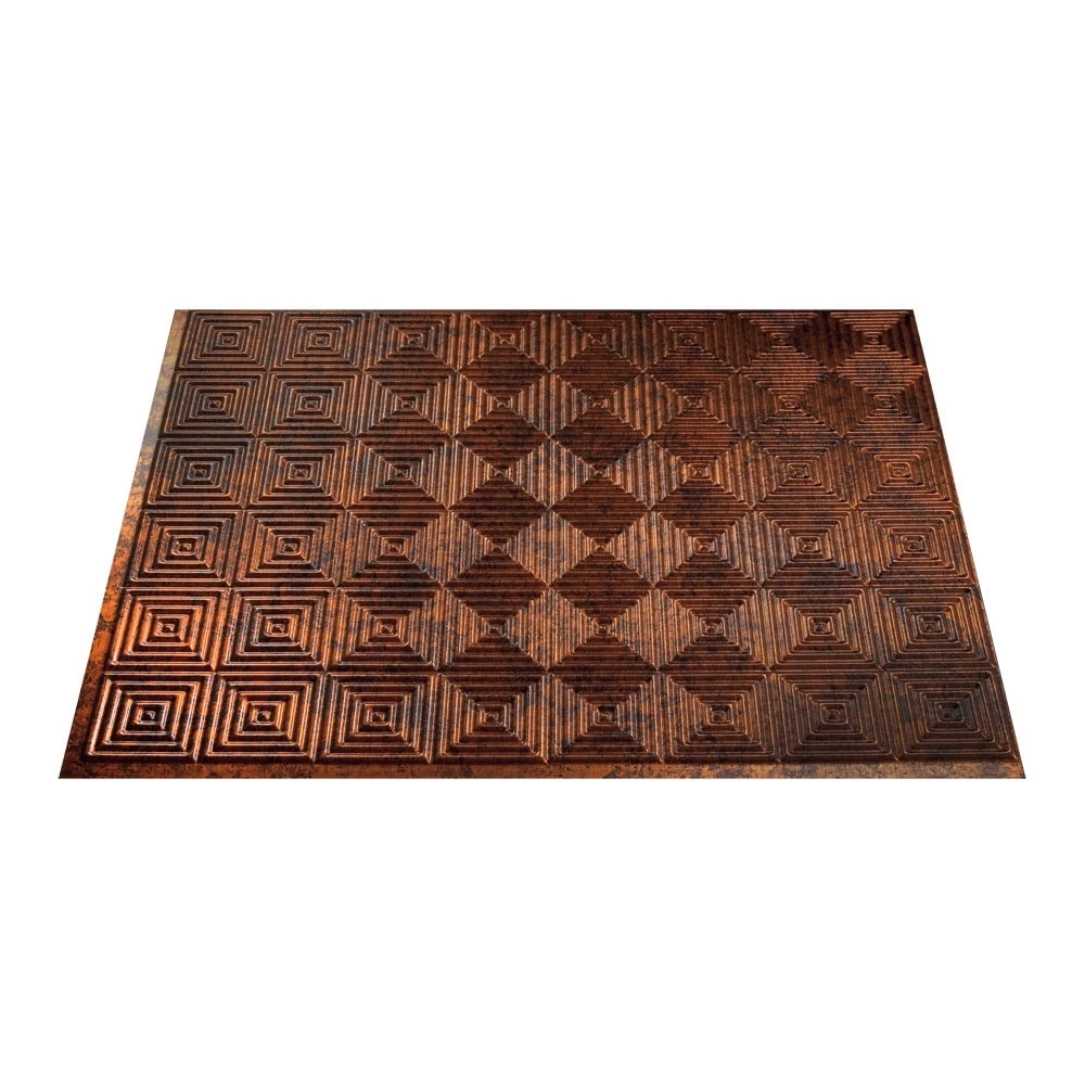 Fasade Easy Installation Miniquattro Moonstone Copper Backsplash Panel For Kitchen And Bathrooms (6" X 6" Sample) 5 Fasade Easy Installation Miniquattro Moonstone Copper Backsplash Panel For Kitchen And Bathrooms (6" X 6" Sample) - Image 3