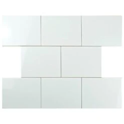 Merola Tile Park Retro White Ice 6 In. X 8 In. Ceramic Subway Wall Tile (9 Sq. Ft. / Case) 11 Merola Tile Park Retro White Ice 6 In. X 8 In. Ceramic Subway Wall Tile (9 Sq. Ft. / Case) -Discount Flooring Store 73bdf770bb0d389235dccde0195385e5 1800x1800