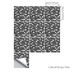 UKAP 10Pcs Mosaic Pattern Waterproof Wall Tile Stickers Peel And Stick Tile Kitchen Backsplash Wallpaper Sticker 15x15cm/20x20cm -Discount Flooring Store 75771b68 3c58 4845 8cc1 7899fe76d924 1.496bf68e05e325aae7e2b56f9ac041e2 1800x1800