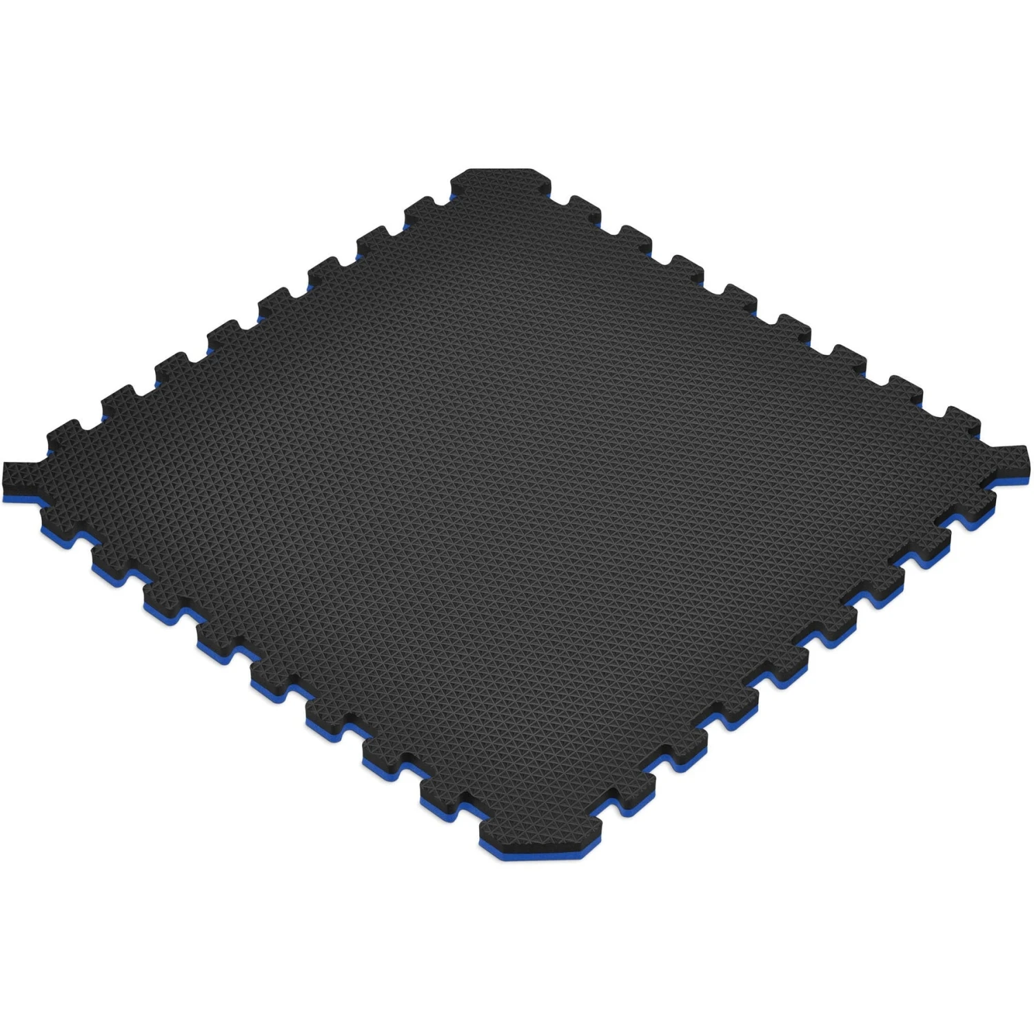 Norsk 16 Sq Ft Interlocking Foam Floor Mat, 4-Pack, Reversible Black/Blue 6 Norsk 16 Sq Ft Interlocking Foam Floor Mat, 4-Pack, Reversible Black/Blue - Image 4