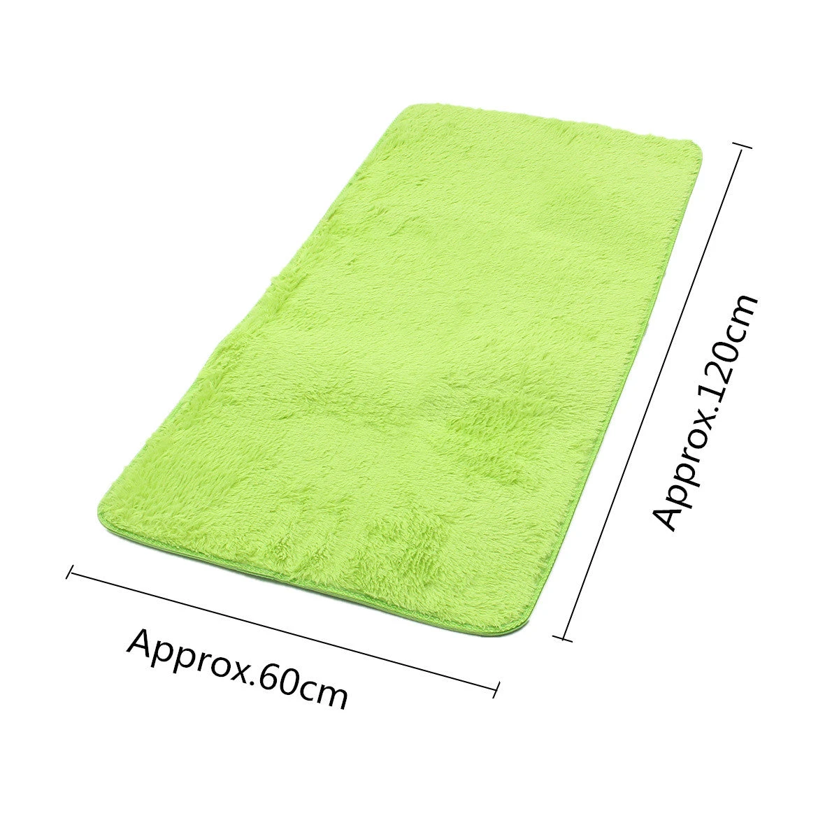 Fluffy Rectangle Floor Rug 23.62x47.2'' 13 Colors Anti-skid Shaggy Area Rug Dining Room Carpet Yoga Bedroom Floor Mat / Cover Child Play Mat Parlor Bedroom Decor 5 Fluffy Rectangle Floor Rug 23.62x47.2'' 13 Colors Anti-skid Shaggy Area Rug Dining Room Carpet Yoga Bedroom Floor Mat / Cover Child Play Mat Parlor Bedroom Decor - Image 3