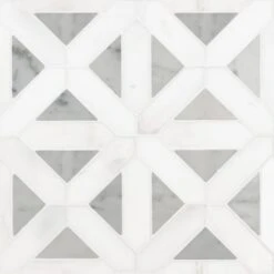 MSI Geometrica 12 In. X 12 In. X 10mm Bianco Dolomite Polished Marble Mesh-Mounted Mosaic Tile (10 Sq. Ft. / Case) -Discount Flooring Store 7be6cb852f38f267b6c80d6599370f64 1800x1800