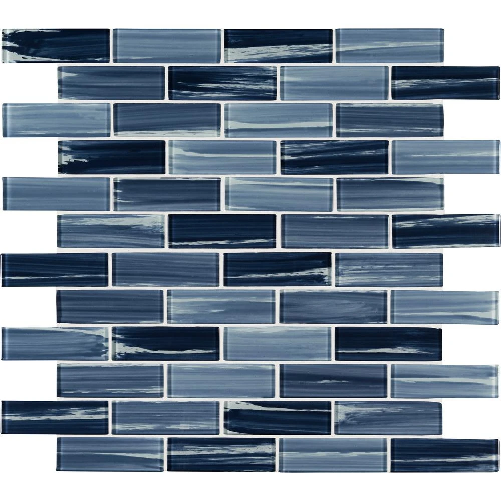 MSI Oceania Azul Subway 11.75 In. X 12 In. X 8 Mm Glass Mesh-Mounted Mosaic Tile (9.8 Sq. Ft/case) 9 MSI Oceania Azul Subway 11.75 In. X 12 In. X 8 Mm Glass Mesh-Mounted Mosaic Tile (9.8 Sq. Ft/case) - Image 7
