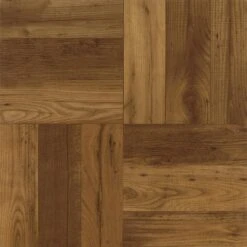 Armstrong Criswood Russet Oak 12 In. X 12 In. Residential Peel And Stick Vinyl Tile Flooring (45 Sq. Ft. / Case)