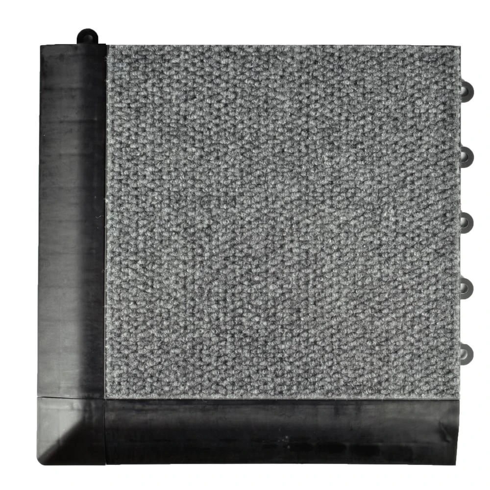 Greatmats Click Tile Black 2-3/8 In. X 12.14 In. X 5/8 In. Male Border Ramp Without Loops (Case Of 4) 7 Greatmats Click Tile Black 2-3/8 In. X 12.14 In. X 5/8 In. Male Border Ramp Without Loops (Case Of 4) - Image 5