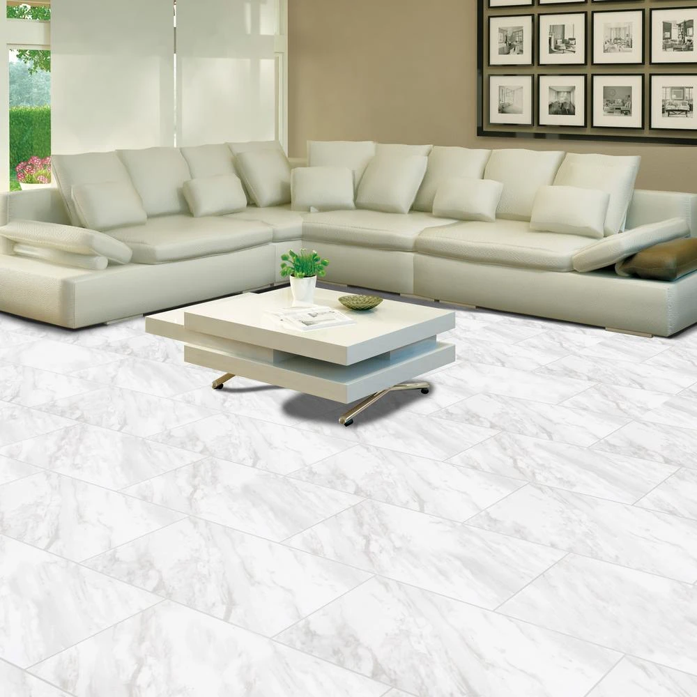 MSI Kolasus White 12 In. X 24 In. Polished Porcelain Floor And Wall Tile (16 Sq. Ft./case) 4 MSI Kolasus White 12 In. X 24 In. Polished Porcelain Floor And Wall Tile (16 Sq. Ft./case) - Image 2