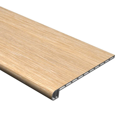 Cali Bamboo Vinyl Pro 11.5-in X 48.03-in Natural Elm Prefinished Stair Tread 3 Cali Bamboo Vinyl Pro 11.5-in X 48.03-in Natural Elm Prefinished Stair Tread