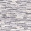 MSI Alaska Gray Split Face 12 In. X 12 In. X 10 Mm Textured Marble Mesh-Mounted Mosaic Tile (10 Sq. Ft. / Case)