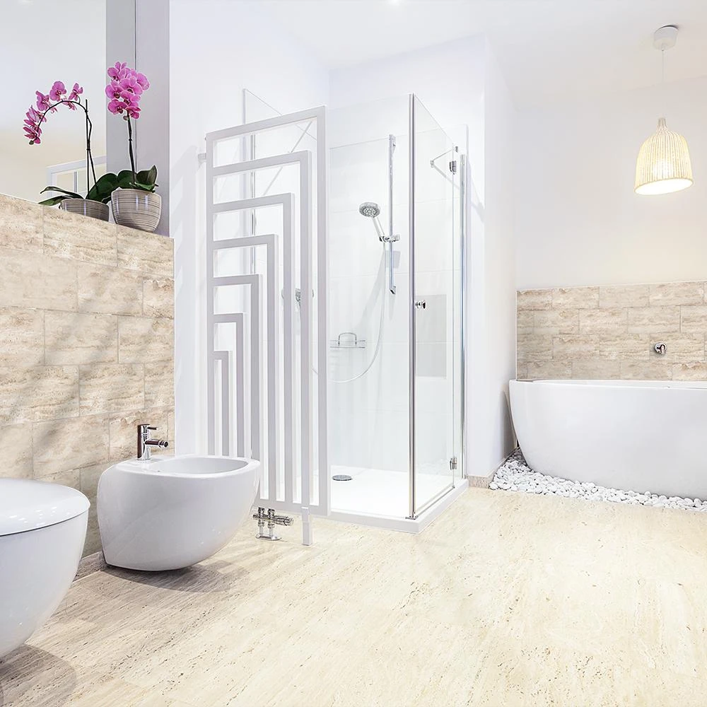 Jeffrey Court Travertine Beige/Cream 6 In. X 12 In. Honed Travertine Wall And Floor Tile (1 Sq. Ft. / Pack) 4 Jeffrey Court Travertine Beige/Cream 6 In. X 12 In. Honed Travertine Wall And Floor Tile (1 Sq. Ft. / Pack) - Image 2