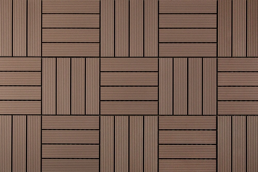 BuildDirect Brown 12" X 12" Interlocking Deck Tile (10sq. Ft. Per Box) 4 BuildDirect Brown 12" X 12" Interlocking Deck Tile (10sq. Ft. Per Box) - Image 2