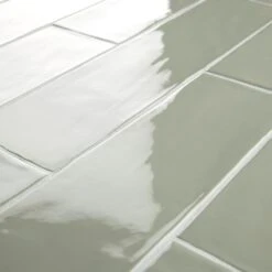 Merola Tile Chester Sage 3 In. X 12 In. Ceramic Wall Subway Tile (5.93 Sq. Ft. / Case) 25 Merola Tile Chester Sage 3 In. X 12 In. Ceramic Wall Subway Tile (5.93 Sq. Ft. / Case) -Discount Flooring Store 89c707739411587f599ef765c6e825a5 1800x1800