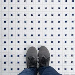 Merola Tile Spiral Blue And White 12-1/2 In. X 12-1/2 In. X 6 Mm Porcelain Mosaic Tile (11.07 Sq. Ft. / Case) 27 Merola Tile Spiral Blue And White 12-1/2 In. X 12-1/2 In. X 6 Mm Porcelain Mosaic Tile (11.07 Sq. Ft. / Case) -Discount Flooring Store 8c4dbda1ff7fa34ca653e280126fca33 1800x1800