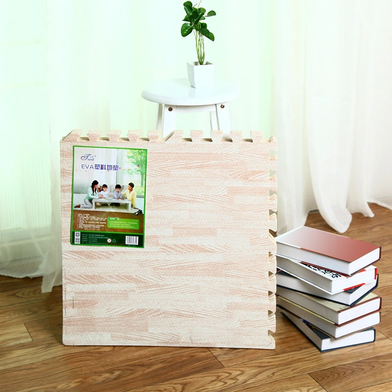 Jeobest Foam Floor Play Mat - Foam Mat Floor Tile - Playmat Foam Interlocking Puzzle Floor Mat - 6PCS Wood Soft EVA Foam Play Mat Kids Puzzle Floor Foam Mat (white Wood Grain) 11.8 X 11.8 Inch) MZ 4 Jeobest Foam Floor Play Mat - Foam Mat Floor Tile - Playmat Foam Interlocking Puzzle Floor Mat - 6PCS Wood Soft EVA Foam Play Mat Kids Puzzle Floor Foam Mat (white Wood Grain) 11.8 X 11.8 Inch) MZ - Image 2