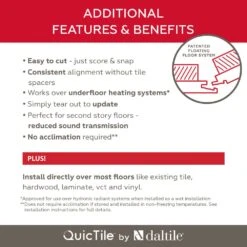 Daltile QuicTile 12 In. X 24 In. Cliff Stone Matte Color Body Porcelain Locking Floor Tile (9.6 Sq. Ft. / Case) -Discount Flooring Store 8cb59e6d188586132ab72479f5aec226 0aa9275d eb31 48f3 9023 82705a7f5187 1800x1800