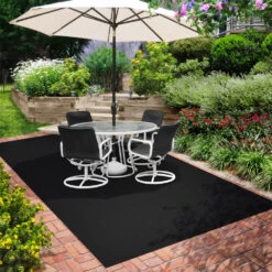 Indoor/Outdoor Carpet With Rubber Marine Backing - Black 6' X 10' - Several Sizes Available - Carpet Flooring For Patio, Porch, Deck, Boat, Basement Or Garage -Discount Flooring Store 9a876d0e 0b25 48e2 a527 4ea85fb8afdd 1.9ccfb0a66c3095bb37ccc37b057ccd29 1800x1800