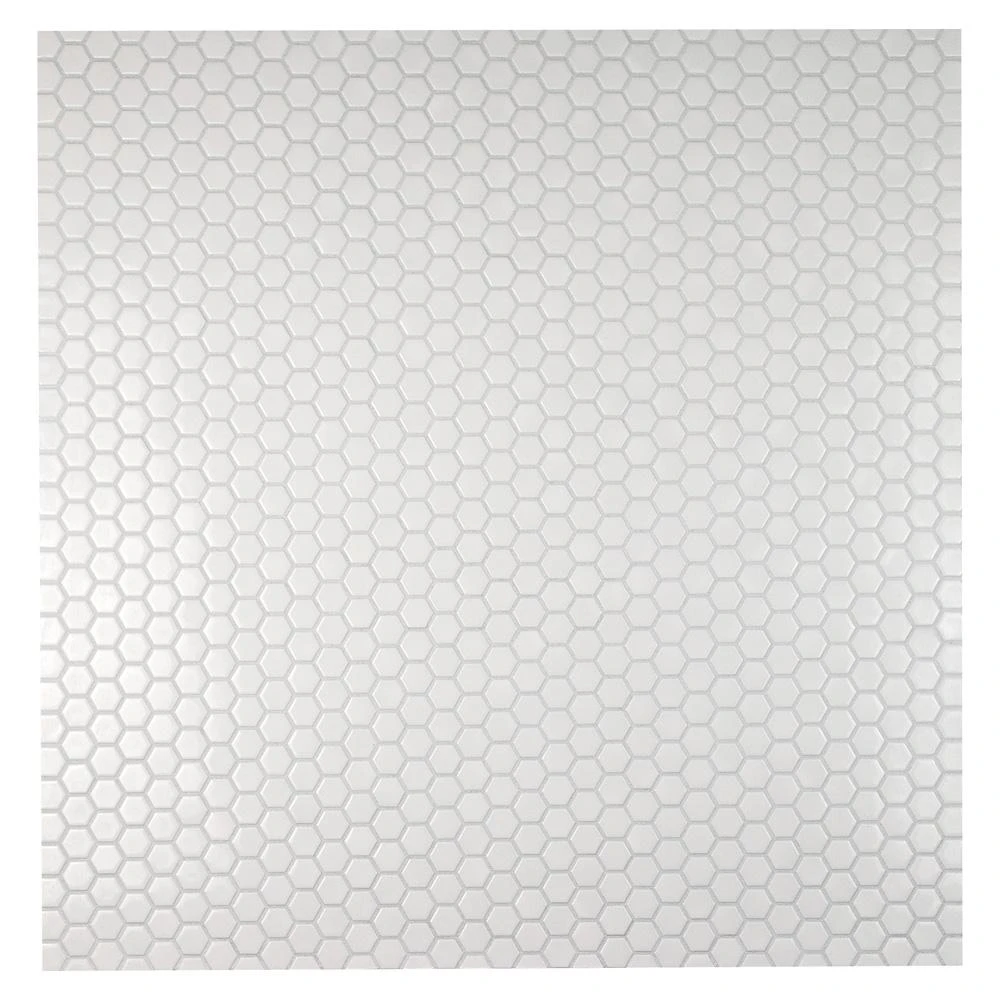 Merola Tile Metro Hex Glossy White 10-1/4 In. X 11-3/4 In. X 5 Mm Porcelain Mosaic Tile (8.56 Sq. Ft. / Case) 9 Merola Tile Metro Hex Glossy White 10-1/4 In. X 11-3/4 In. X 5 Mm Porcelain Mosaic Tile (8.56 Sq. Ft. / Case) - Image 7