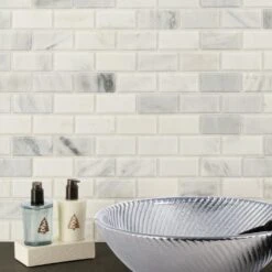 MSI Greecian White Beveled 12 In. X 12 In. X 10 Mm Polished Marble Mesh-Mounted Mosaic Tile (1 Sq. Ft.) 18 MSI Greecian White Beveled 12 In. X 12 In. X 10 Mm Polished Marble Mesh-Mounted Mosaic Tile (1 Sq. Ft.) -Discount Flooring Store 9d3e592d37c629644dfc23cbd0383620 1800x1800