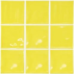 Merola Tile Twist Square Yellow Lemon 11-3/4 In. X 11-3/4 In. Ceramic Mosaic (9.79 Sq. Ft. /Case) -Discount Flooring Store 9f966c7fa17916002b559b4c8a319da8 1800x1800