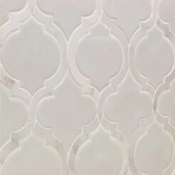 Divine Arabesque Glacier White 10 In. X 12 In. Glazed Ceramic Mosaic Tile (0.80 Sq. Ft. / Sheet) -Discount Flooring Store a0c0132a 704d 45c7 bcd3 6e9e512f17db.1a7dd27b2faefa977a98243eb77825e8 1800x1800