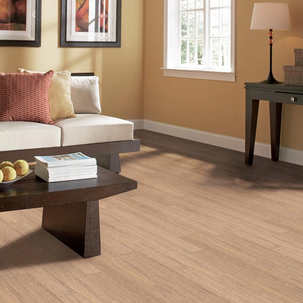 Home Legend Hand Scraped Strand Woven Ashford 1/2 In. T X 5-1/8 In. W X 72-7/8 In. L Solid Bamboo Flooring (25.93 Sq. Ft. / Case) 5 Home Legend Hand Scraped Strand Woven Ashford 1/2 In. T X 5-1/8 In. W X 72-7/8 In. L Solid Bamboo Flooring (25.93 Sq. Ft. / Case) - Image 3