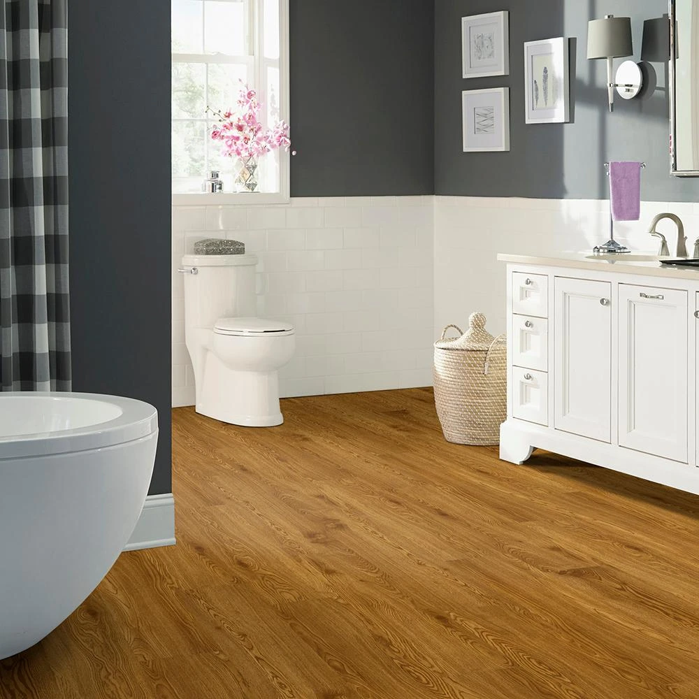 TrafficMaster Honey Oak 6 In. X 36 In. Peel And Stick Vinyl Plank (36 Sq. Ft. / Case) 6 TrafficMaster Honey Oak 6 In. X 36 In. Peel And Stick Vinyl Plank (36 Sq. Ft. / Case) - Image 4