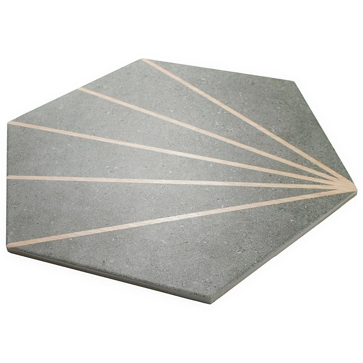 Bond Tile Arbor Hex Graphite Beams 12.5" Matte Porcelain Floor And Wall Tile (11 Pieces 10.51 Sq. Ft. / Case) 8 Bond Tile Arbor Hex Graphite Beams 12.5" Matte Porcelain Floor And Wall Tile (11 Pieces 10.51 Sq. Ft. / Case) - Image 6