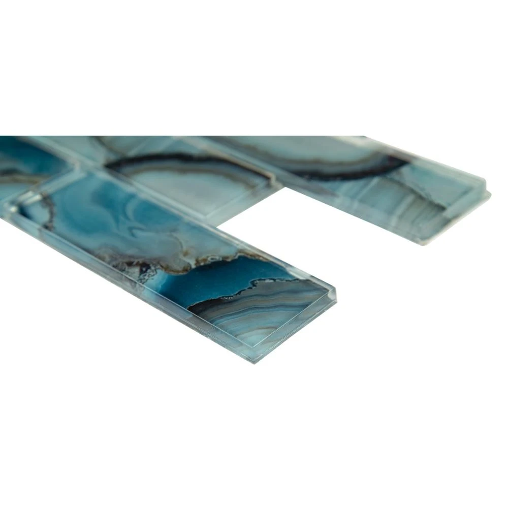 MSI Night Sky Subway 11.81 In. X 11.81 In. X 8mm Textured Glass Mesh-Mounted Mosaic Tile (9.7 Sq. Ft./Case) 6 MSI Night Sky Subway 11.81 In. X 11.81 In. X 8mm Textured Glass Mesh-Mounted Mosaic Tile (9.7 Sq. Ft./Case) - Image 4