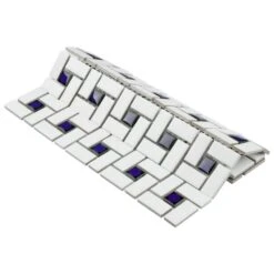 Merola Tile Spiral Blue And White 12-1/2 In. X 12-1/2 In. X 6 Mm Porcelain Mosaic Tile (11.07 Sq. Ft. / Case) 25 Merola Tile Spiral Blue And White 12-1/2 In. X 12-1/2 In. X 6 Mm Porcelain Mosaic Tile (11.07 Sq. Ft. / Case) -Discount Flooring Store a59b1e4c08a3d4a459aefd4c34712086 1800x1800
