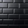 Merola Tile Crown Heights Beveled 3 In. X 6 In. Matte Black Ceramic Wall Tile (6.03 Sq. Ft. /Case)