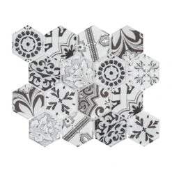 Jeffrey Court Morris Block 11.50 In. X 13.75 In. X 6 Mm Hexagon Glossy Glass Mosaic Tile -Discount Flooring Store ae09ab7d4beb76ccac718753909ee4fc 1800x1800