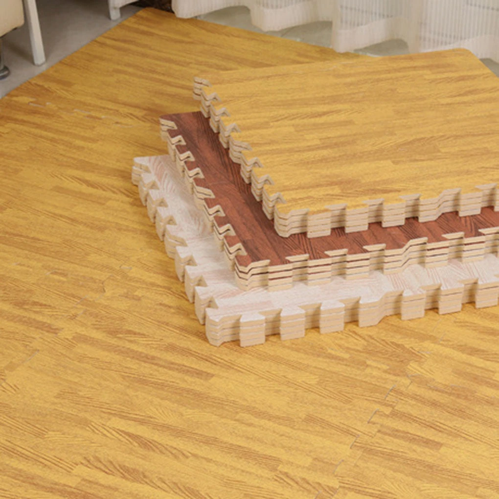 TureClos Home Floor Mat Carpet Blanket Exercise Gym Kid Play Crawling Wood Pattern Foam Carpet 6 TureClos Home Floor Mat Carpet Blanket Exercise Gym Kid Play Crawling Wood Pattern Foam Carpet - Image 4