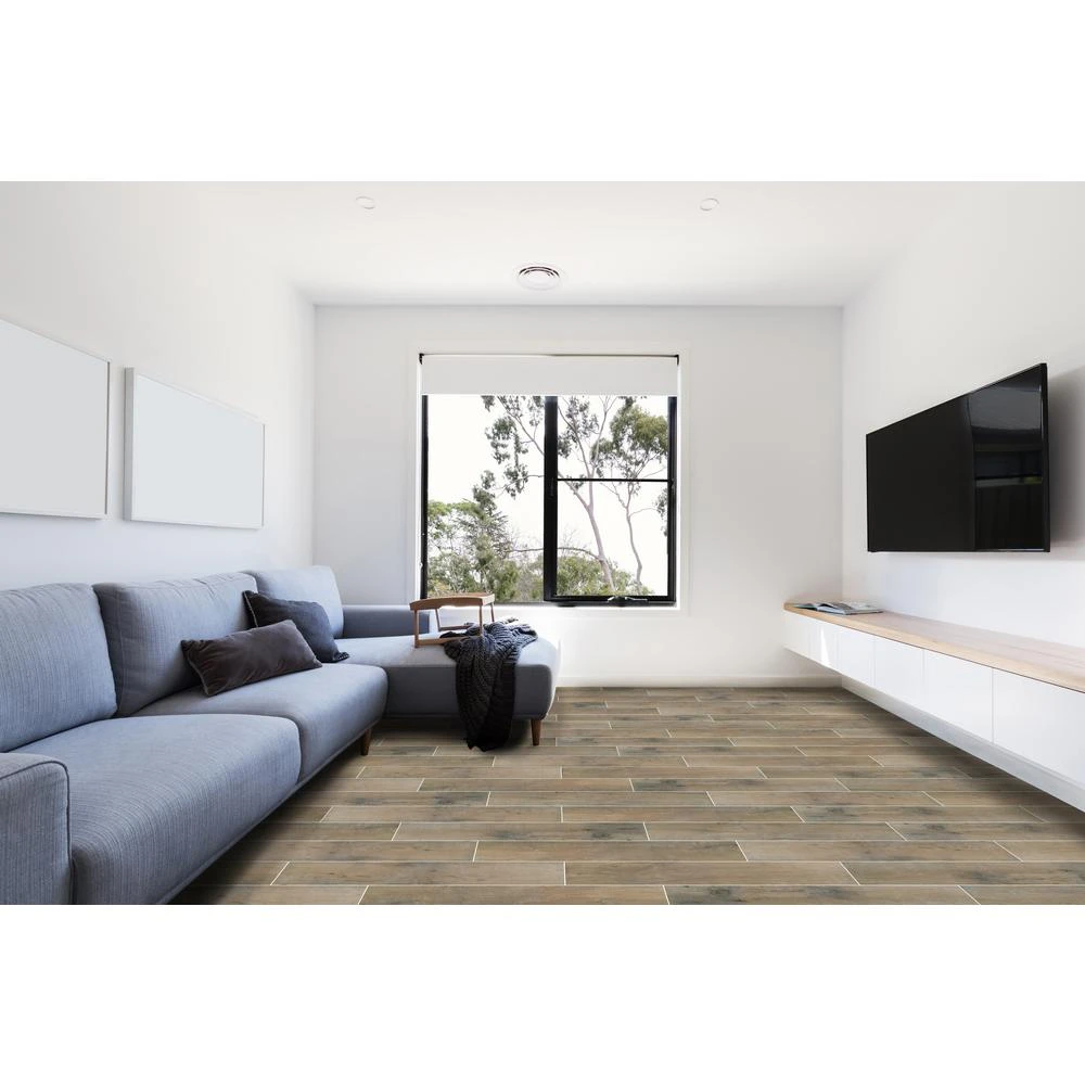 MSI Ardennes Cafe 6 In. X 36 In. Matte Porcelain Floor And Wall Tile (13.5 Sq. Ft. / Case) 4 MSI Ardennes Cafe 6 In. X 36 In. Matte Porcelain Floor And Wall Tile (13.5 Sq. Ft. / Case) - Image 2