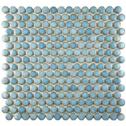Merola Tile Hudson Penny Round Glossy White 12 In. X 12-5/8 In. X 5 Mm Porcelain Mosaic Tile (10.74 Sq. Ft. / Case) -Discount Flooring Store b58157efb3bc844c96f34d943f096280 6d978d71 fd12 43b5 b2de c3af5da60691 1800x1800