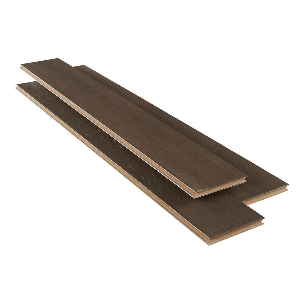 Home Decorators Collection Wire Brushed Strand Woven Sage 3/8 In. T X 5-1/5 In. W X 36.02 In. L Engineered Click Bamboo Flooring (26 Sq. Ft. /case) 4 Home Decorators Collection Wire Brushed Strand Woven Sage 3/8 In. T X 5-1/5 In. W X 36.02 In. L Engineered Click Bamboo Flooring (26 Sq. Ft. /case) - Image 2