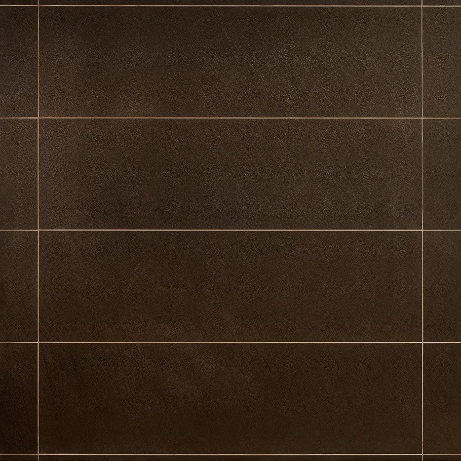 Bond Tile Remnant Brown 11 In. X 40 In. Textured Ceramic Wall Tile (4 Pieces 12.48 Sq. Ft. / Case) 5 Bond Tile Remnant Brown 11 In. X 40 In. Textured Ceramic Wall Tile (4 Pieces 12.48 Sq. Ft. / Case) - Image 3
