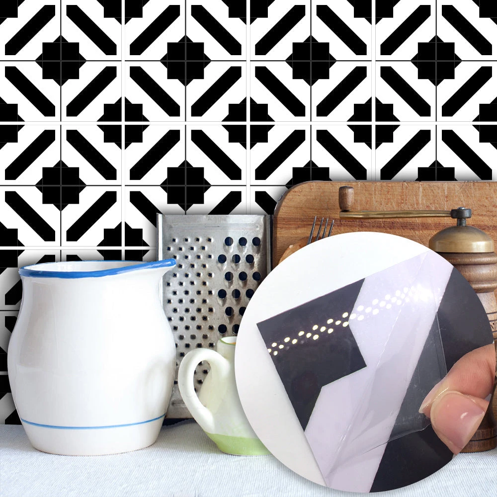 10Pcs Peel And Stick Backsplash Tile 3D Wall Tile Sticker Wallpaper Stickers For Kitchen Bathroom Backsplash Moroccan Style 15x15cm/20x20cm 3 10Pcs Peel And Stick Backsplash Tile 3D Wall Tile Sticker Wallpaper Stickers For Kitchen Bathroom Backsplash Moroccan Style 15x15cm/20x20cm
