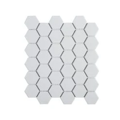 Jeffrey Court Whisper Valley White 11 In. X 12.687 In. X 6 Mm Hexagon Matte Porcelain Wall And Floor Mosaic Tile -Discount Flooring Store bd45d2a2459a92d5e50b95ec03e03c6a 1800x1800