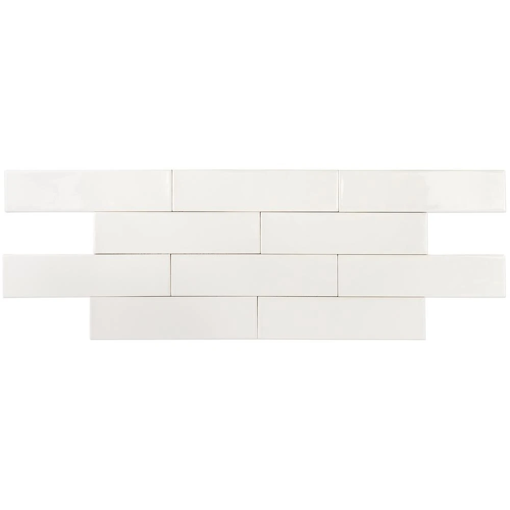 Ivy Hill Tile Birmingham Bianco 3 In. X 12 In. 8mm Polished Ceramic Subway Tile (5.38 Sq. Ft. / Box) 8 Ivy Hill Tile Birmingham Bianco 3 In. X 12 In. 8mm Polished Ceramic Subway Tile (5.38 Sq. Ft. / Box) - Image 6