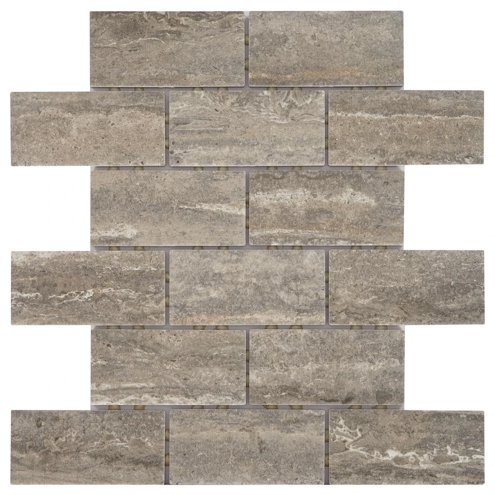 Daltile Stonehollow Smoky Taupe 12 In. X 12 In. X 6.35mm Ceramic Brick Joint Mosaic Floor And Wall Tile (0.83 Sq. Ft. / Piece) 3 Daltile Stonehollow Smoky Taupe 12 In. X 12 In. X 6.35mm Ceramic Brick Joint Mosaic Floor And Wall Tile (0.83 Sq. Ft. / Piece)
