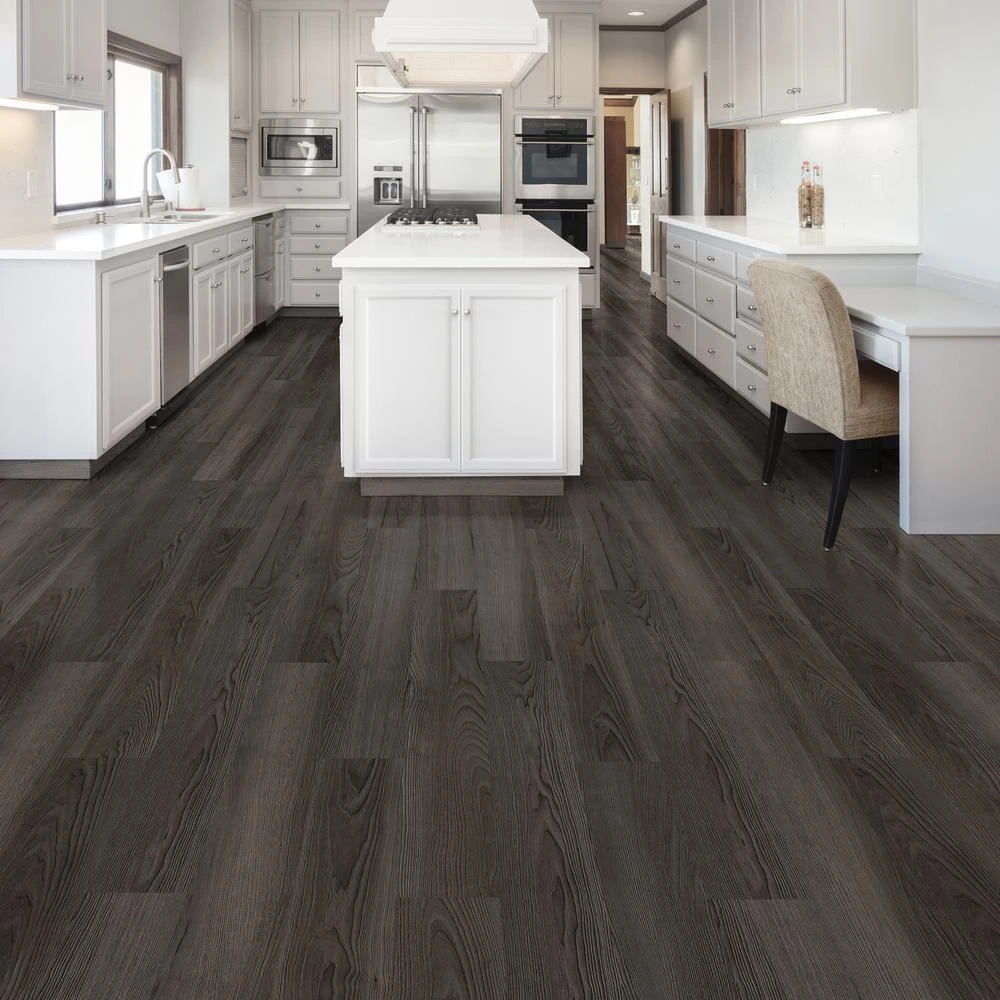 Home Decorators Collection Black Ash 7.1 In. W X 47.6 In. L Luxury Vinyl Plank Flooring (23.44 Sq. Ft. / Case) 8 Home Decorators Collection Black Ash 7.1 In. W X 47.6 In. L Luxury Vinyl Plank Flooring (23.44 Sq. Ft. / Case) - Image 6