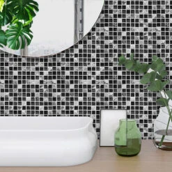UKAP 10Pcs Mosaic Pattern Waterproof Wall Tile Stickers Peel And Stick Tile Kitchen Backsplash Wallpaper Sticker 15x15cm/20x20cm -Discount Flooring Store cdd489d5 eae1 44fc af3e 0c4698f03291 1.b97abd81203010edbaa45c8a10d7db1c 1800x1800