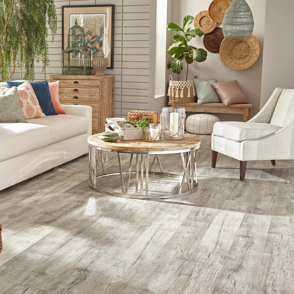 Home Decorators Collection Silver Cliff Oak 12 Mm T X 7.48 In. W X 50.67 In. L Water Resistant Laminate Flooring (589.44 Sq. Ft./pallet) 9 Home Decorators Collection Silver Cliff Oak 12 Mm T X 7.48 In. W X 50.67 In. L Water Resistant Laminate Flooring (589.44 Sq. Ft./pallet) - Image 7