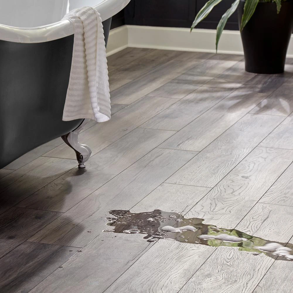 Home Decorators Collection EIR Waveford Gray Oak 12 Mm Thick X 7-1/2 In. Wide X 50-2/3 In. Length Laminate Flooring (589.44 Sq. Ft. / Pallet) 5 Home Decorators Collection EIR Waveford Gray Oak 12 Mm Thick X 7-1/2 In. Wide X 50-2/3 In. Length Laminate Flooring (589.44 Sq. Ft. / Pallet) - Image 3