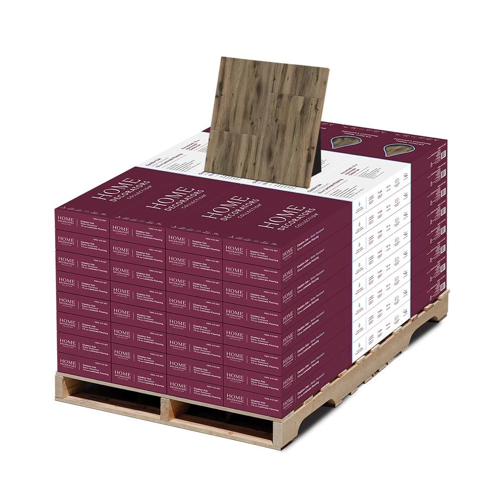 Home Decorators Collection Silver Cliff Oak 12 Mm T X 7.48 In. W X 50.67 In. L Water Resistant Laminate Flooring (589.44 Sq. Ft./pallet) 10 Home Decorators Collection Silver Cliff Oak 12 Mm T X 7.48 In. W X 50.67 In. L Water Resistant Laminate Flooring (589.44 Sq. Ft./pallet) - Image 8