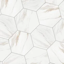 Merola Tile Eterno Carrara Hex 8-5/8 In. X 9-7/8 In. Porcelain Floor And Wall Tile (11.56 Sq. Ft. / Case) -Discount Flooring Store dd095a7d3a6bfb513174e99accc87910 1800x1800
