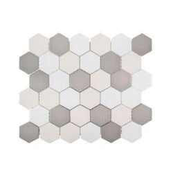 Jeffrey Court Whisper Valley White 11 In. X 12.687 In. X 6 Mm Hexagon Matte Porcelain Wall And Floor Mosaic Tile -Discount Flooring Store e567962050132853ac66f2b7dca98d76 1800x1800