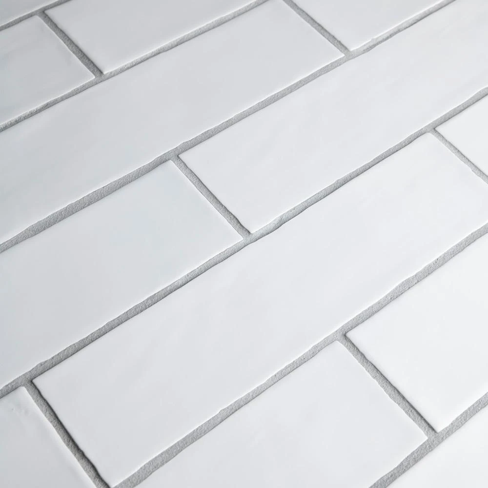 Merola Tile Chester Matte Bianco 3 In. X 12 In. Ceramic Wall Subway Tile (5.93 Sq. Ft. / Case) 8 Merola Tile Chester Matte Bianco 3 In. X 12 In. Ceramic Wall Subway Tile (5.93 Sq. Ft. / Case) - Image 6