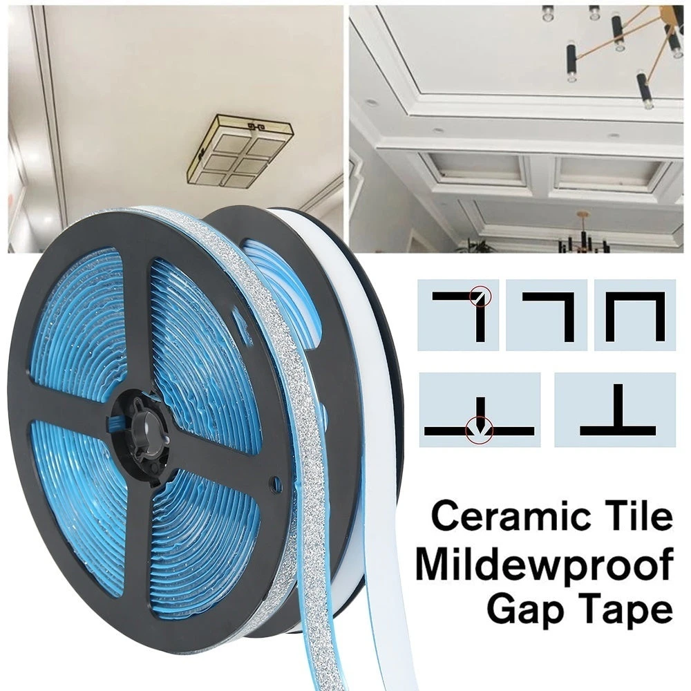 1 Roll Ceramic Tile Mildewproof Gap Tape Kitchen Ceramic Self Dhesive Waterproof Tape Home Supplies 6 1 Roll Ceramic Tile Mildewproof Gap Tape Kitchen Ceramic Self Dhesive Waterproof Tape Home Supplies - Image 4
