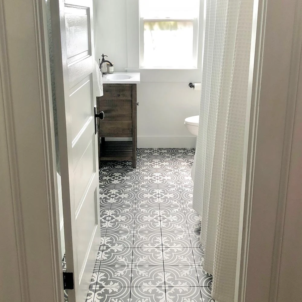 Merola Tile Twenties Classic Encaustic 7-3/4 In. X 7-3/4 In. Ceramic Floor And Wall Tile (11.11 Sq. Ft. / Case) 13 Merola Tile Twenties Classic Encaustic 7-3/4 In. X 7-3/4 In. Ceramic Floor And Wall Tile (11.11 Sq. Ft. / Case) - Image 11